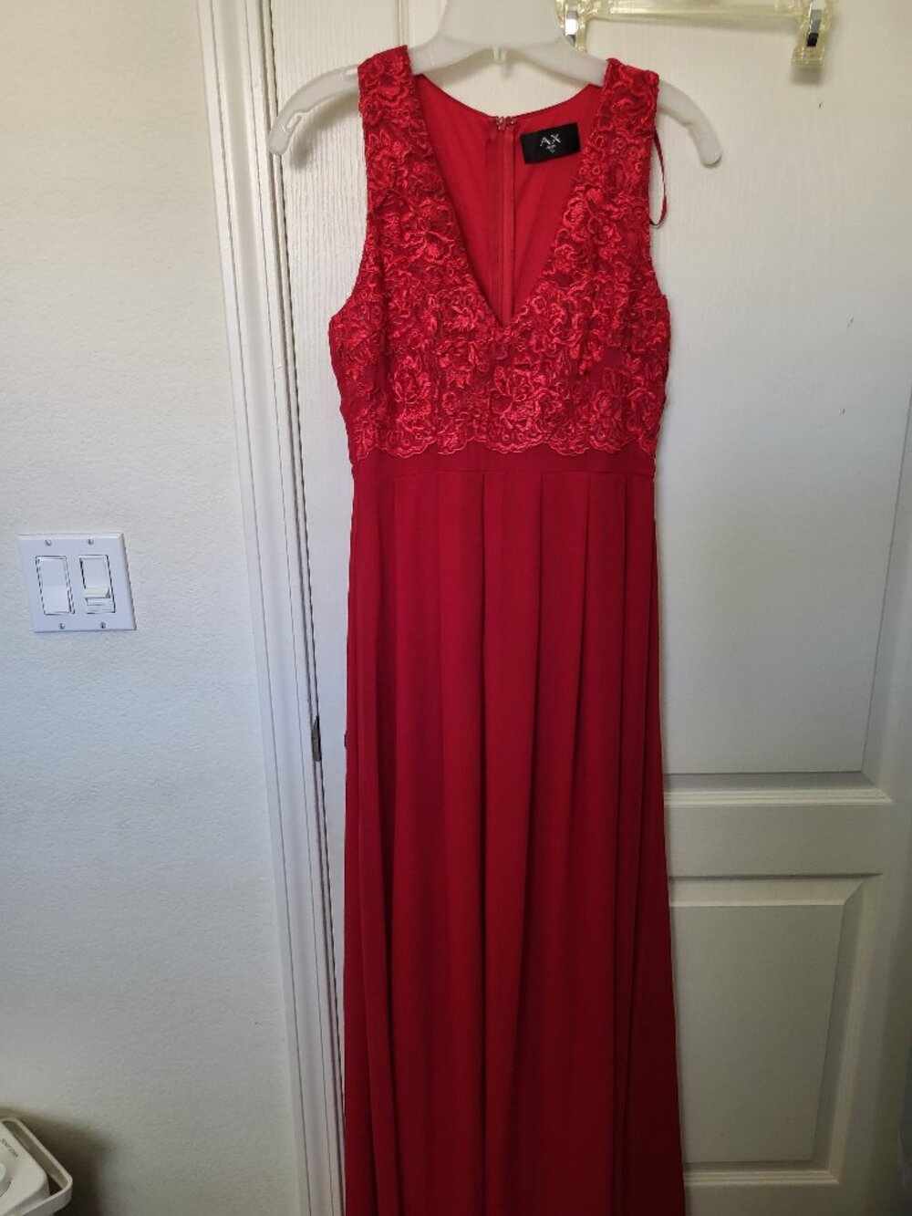 Red cocktail dress